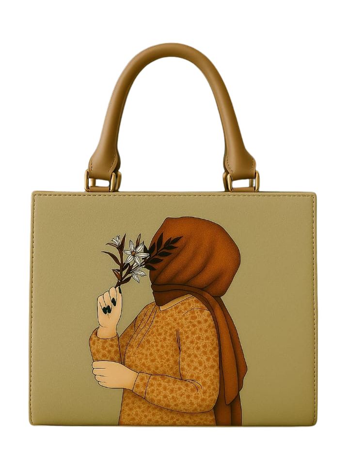 Hijab Tote Bag Gold