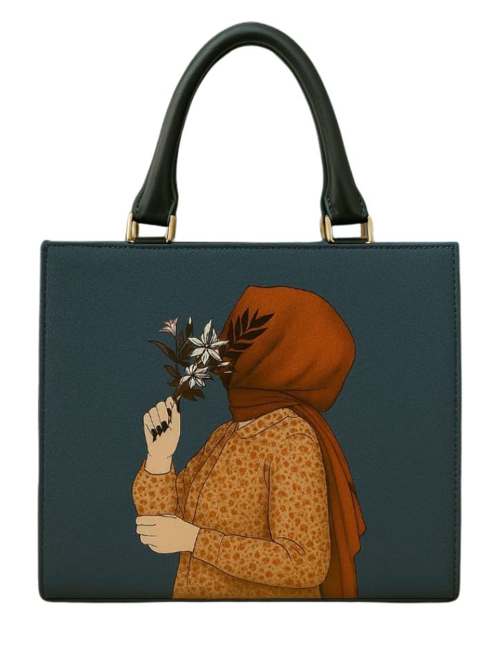 Hijab Tote Bag Blue